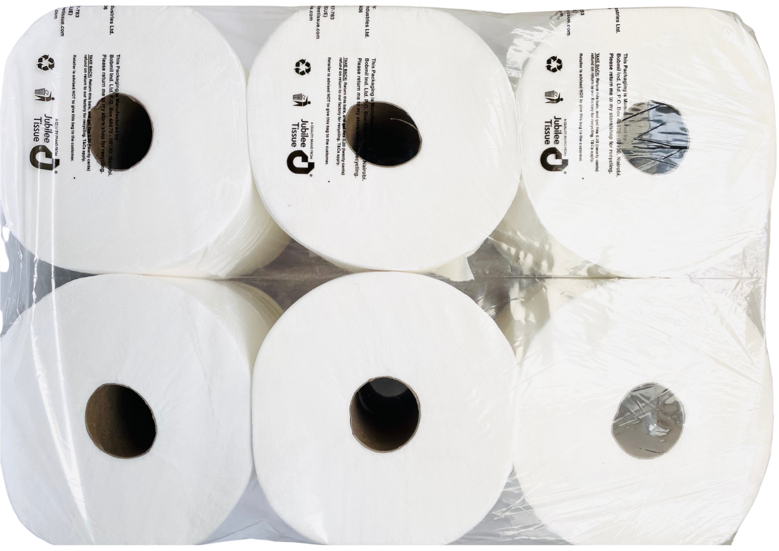  Celine Professional Premium Rolls - 150 Metres. 100% Virgin   2 Ply - Twelve Pack Unwrapped